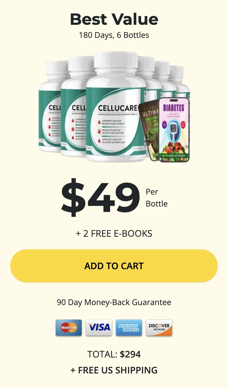 cellucare 6 Bottle Pricing